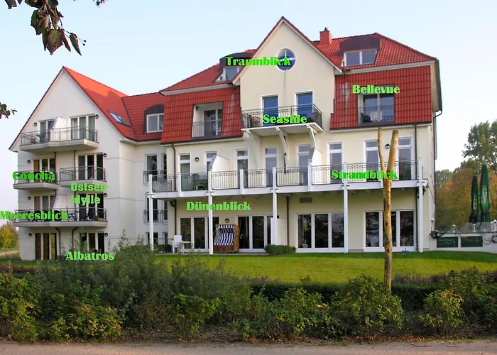 アパート Ostsee Residenz Meeresblick Albatros インゼル・ペール